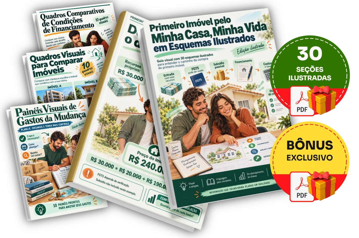 Um guia ilustrado para estudar a operação e voltar ao ponto que precisar conferir.
